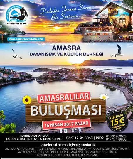 ”AMASRALILAR” ALMANYA’DA BULUŞUYORUZ…